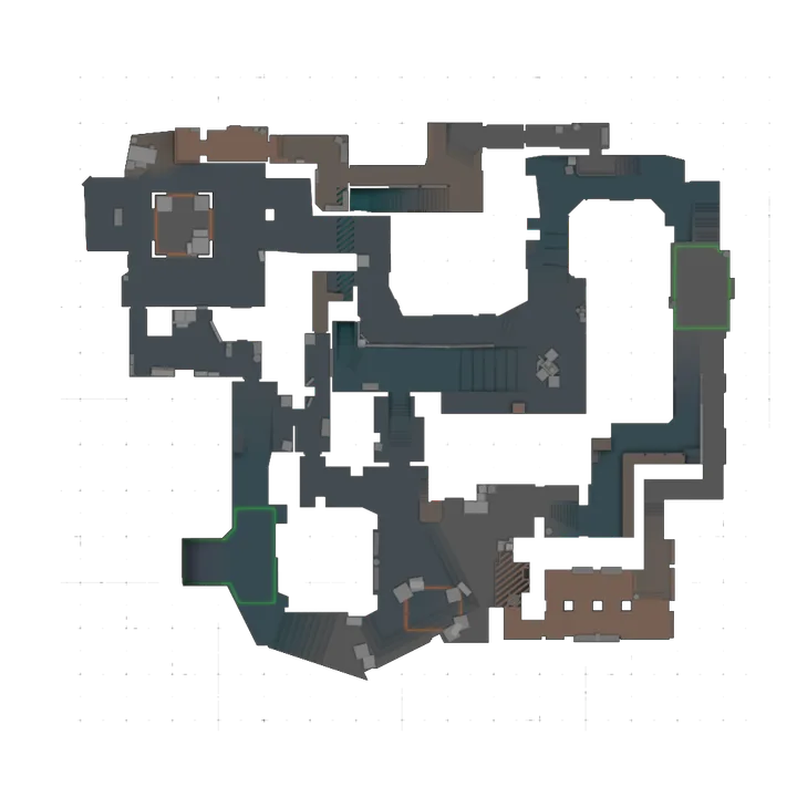 Official CS2 radar for Mirage